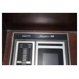 Vintage Montgomery Ward Airline Stereophonic 4D Console with Records