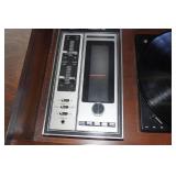 Vintage Montgomery Ward Airline Stereophonic 4D Console with Records