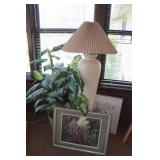 Floor Lamp with Assorted Décor
