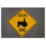 John Deere Crossing Sign