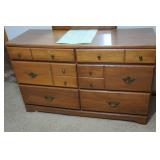 Dresser with Mirror and Bedframe - Full