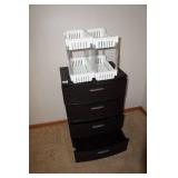 Plastic Storage Cabinet with Organizers