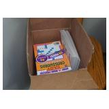 Side Table with Lamp and Puzzles