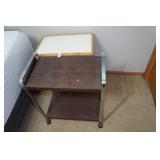 Rolling Cart with TV Tray Stand