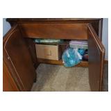 Vintage Sewing Machine with Cabinet