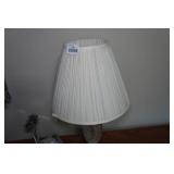 *2* Table Lamps with Vintage Hair Brush Set and Assorted Décor