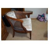 Vintage Accent Chair and Table