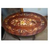 Vintage Accent Chair and Table