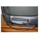 Memorex 19" TV/VHS Player with Alarm Clock