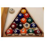 Matco Billiard Ball Set with Rack