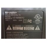 32" Sharp TV with Roku Steaming Device