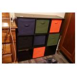 Cubicle Storage Shelf with Bins