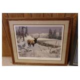 Harlan Zieska Framed Print "Summit Solitude"