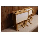 Folding TV Tray Sets with Stands