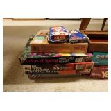 Assorted Board Games and Puzzles