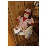 Plant Shelf Stand with Assorted Home Décor