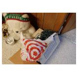 Assorted Holiday Décor - Lights, Tree, Gift Boxes