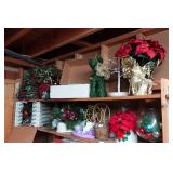 Assorted Holiday Décor - Lights, Greenery