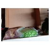 Assorted Holiday Décor - Lights, Greenery