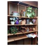 Assorted Floral Décor - Pots, Greenery, Baskets