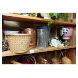 Assorted Floral Décor - Pots, Greenery, Baskets