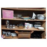 Assorted Household - Vintage Punch Bowl Set, Trays, Plates