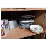 Assorted Household - Vintage Punch Bowl Set, Trays, Plates