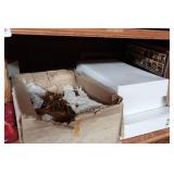 Assorted Holiday Décor - Tree, Lights, Greenery, Signs