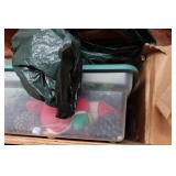 Assorted Holiday Décor - Tree, Lights, Greenery, Signs