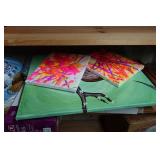 Assorted Household - Canning Jars, Cook Books, Paper Plates, Frames