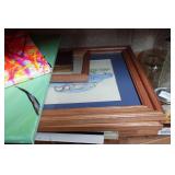 Assorted Household - Canning Jars, Cook Books, Paper Plates, Frames