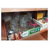 Assorted Household - Canning Jars, Cook Books, Paper Plates, Frames