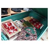 Assorted Holiday Décor - Tree Skirts, Ornaments, Greenery