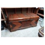 Antique Cedar Chest with Combination Lock