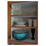 Assorted Kitchenware - Pyrex, Corningware, Enameled Dutch Oven