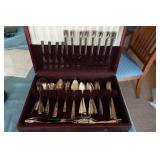 Antique Oneida Nobility Plate "Caprice" Silverplate Flatware Set