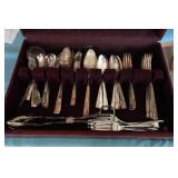 Antique Oneida Nobility Plate "Caprice" Silverplate Flatware Set
