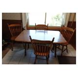 Drop Leaf Kitchen Table and 4 Chairs