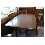 Drop Leaf Kitchen Table and 4 Chairs
