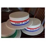 *3* Commemorative Styrofoam Hats for "Class of 1948"