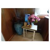 Side Table with Assorted Home Décor