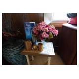 Side Table with Assorted Home Décor