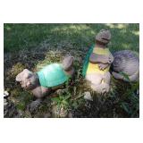 Yard Statues - Turtles and Snail