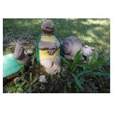 Yard Statues - Turtles and Snail