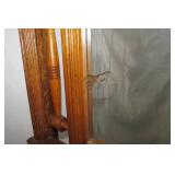 Mirrored hall tree with drawer and ...