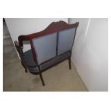 Needlepoint 2 person settee/love se...