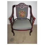 Needlepoint chair ...