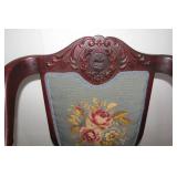 Needlepoint chair ...