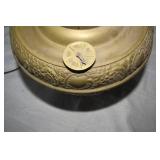 Brass kerosene Miller lamp, been el...