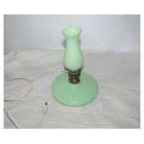 Green electric lamp...